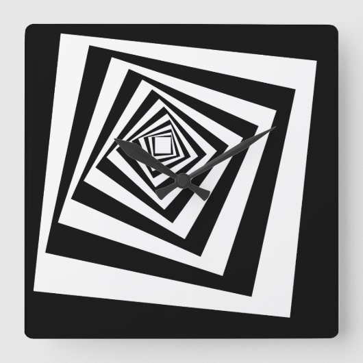 Concentreerde hyperoptische lichtbundels vierkante klok (Voorkant)