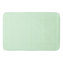 Concentric Baby Green Squares Badmat
