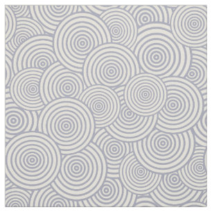 Concentric Circle Patroon Neutraal Geometrisch Her Stof