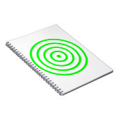 Concentric Circle Spiral Photo Notitieboek (Rechterzijde)