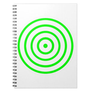 Concentric Circle Spiral Photo Notitieboek