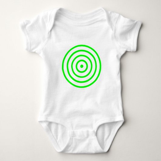 Concentric Colorful Circle of Baby Clothing Romper (Voorkant)