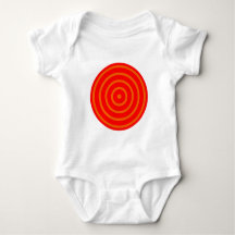 Concentric Colorful Circle of Baby Clothing
