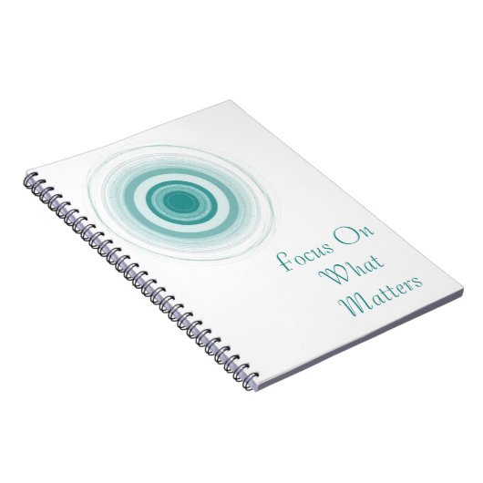 Concentric Focus - Modern Cover Art Notitieboek (Rechterzijde)