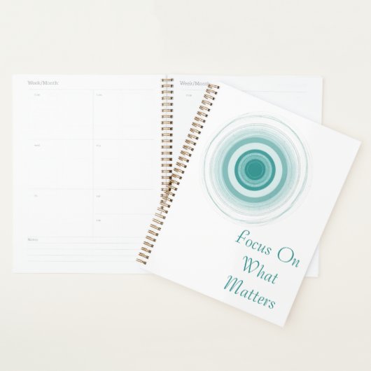 Concentric Focus - Modern Cover Art Planner (Display)