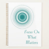 Concentric Focus - Modern Cover Art Planner (Voorkant)