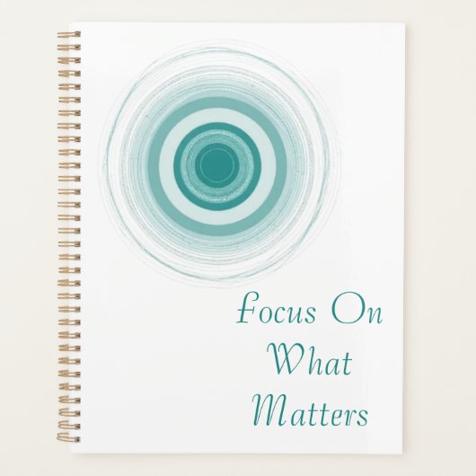 Concentric Focus - Modern Cover Art Planner (Voorkant)