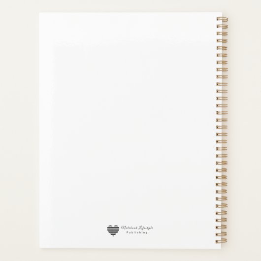 Concentric Focus - Modern Cover Art Planner (Achterkant)