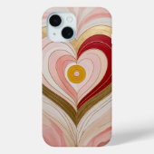Concentric Heart Blossom Case-Mate iPhone Case (Achterkant)