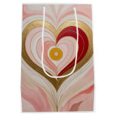 Concentric Heart Blossom Medium Cadeauzakje (Achterkant)