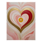 Concentric Heart Blossom Perfect Poster (Voorkant)