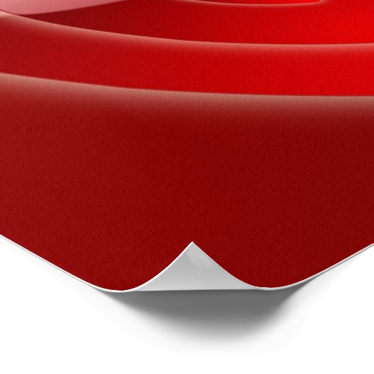 Concentric Hearts Canvas afdrukken Poster (Hoek)