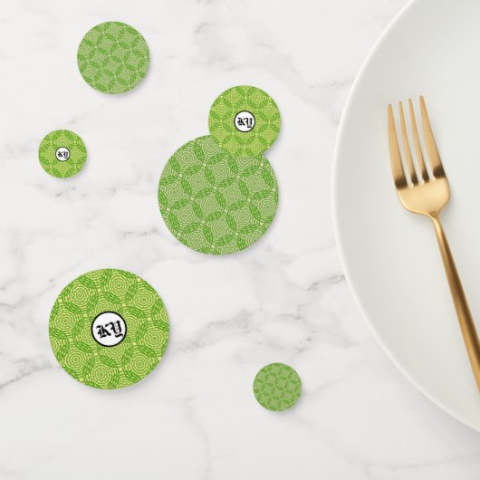 Concentric Leaf Rings (Tegel) van Kenneth Yoncich Confetti (Groep)