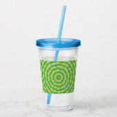 Concentric Leaf Rings van Kenneth Yoncich Acryl Drinkbeker (Achterkant)