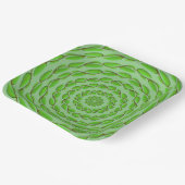 Concentric Leaf Rings van Kenneth Yoncich Papieren Bordje (Gebogen)