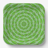Concentric Leaf Rings van Kenneth Yoncich Papieren Bordje (Voorkant)