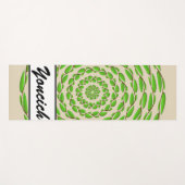 Concentric Leaf Rings van Kenneth Yoncich Yogamat (Voorkant (horizontaal))