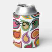 Concentric Paisleys Blikjeskoeler (Blikje Voorkant)