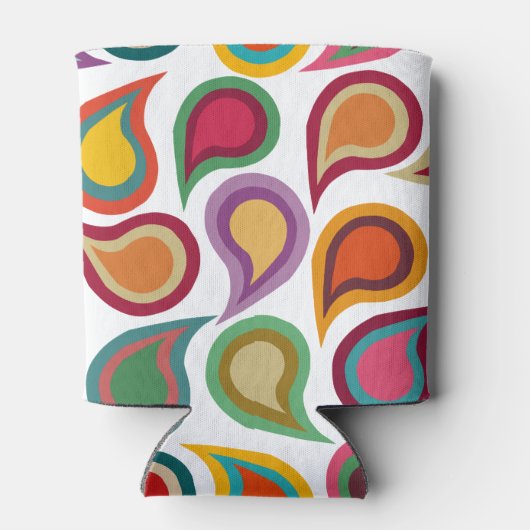 Concentric Paisleys Blikjeskoeler (Achterkant)