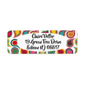 Concentric Paisleys Etiket (Voorkant)