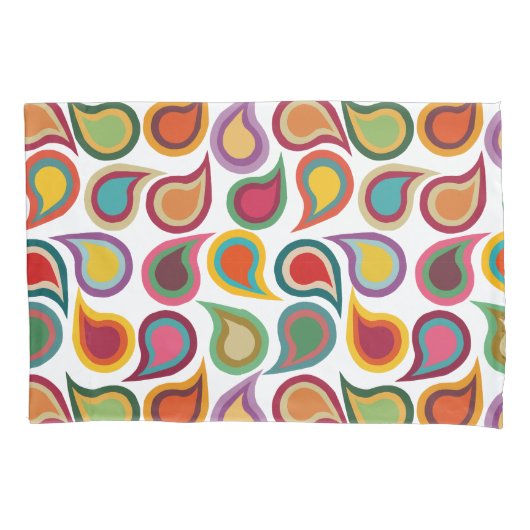 Concentric Paisleys Kussensloop (Voorkant)