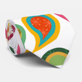 Concentric Paisleys Stropdas (Opgerold)