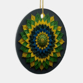 Concentric Solar Foliage - Ceramic Ornament (Rechts)