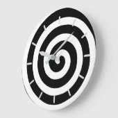 Concentric Spiral in Black & White Grote Klok (Hoek)