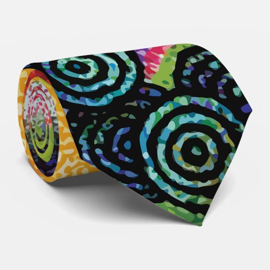 ConcentriciteitsStropdas Stropdas (Opgerold)