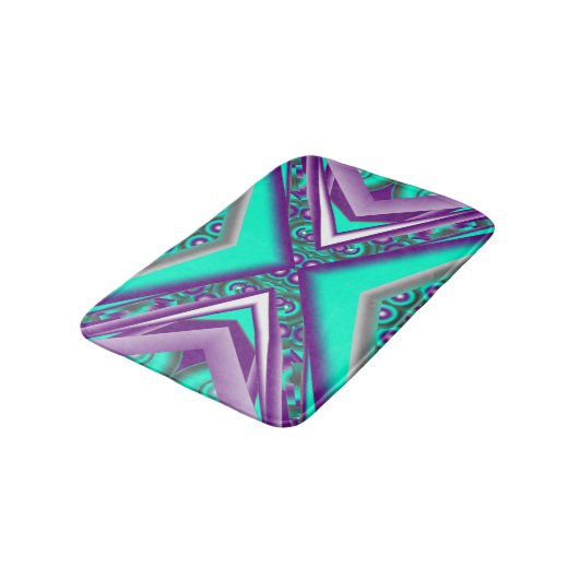 Concentrisch cirkelde naar het Abstracte punt Badmat (Gekanteld)