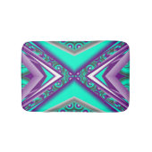 Concentrisch cirkelde naar het Abstracte punt Badmat (Voorkant)