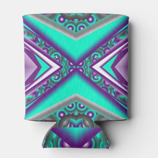 Concentrisch cirkelde naar het Abstracte punt Blikjeskoeler (Achterkant)