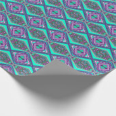 Concentrisch cirkelde naar het Abstracte punt Cadeaupapier (Hoek)