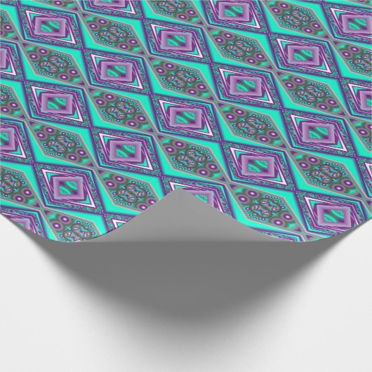 Concentrisch cirkelde naar het Abstracte punt Cadeaupapier (Hoek)