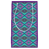 Concentrisch cirkelde naar het Abstracte punt Klein Cadeauzakje (Voorkant)