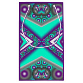 Concentrisch cirkelde naar het Abstracte punt Klein Cadeauzakje (Achterkant)