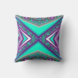 Concentrisch cirkelde naar het Abstracte punt Kussen