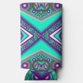 Concentrisch cirkelde naar het Abstracte punt Seltzer Blikjeskoeler (Achterkant)