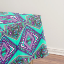 Concentrisch cirkelde naar het Abstracte punt Tafelkleed