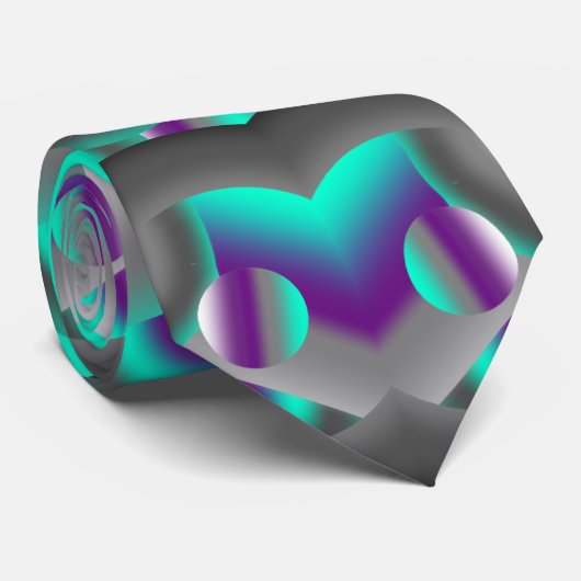 Concentrisch cirkelde naar het punt stropdas (Opgerold)