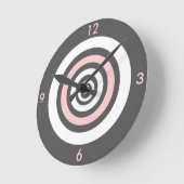 Concentrisch - roze ronde klok (Hoek)