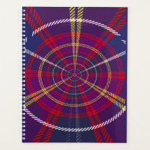 CONCENTRISCHE CIRCLE ORGANIZER RED PLAID