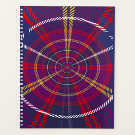 CONCENTRISCHE CIRCLE ORGANIZER RED PLAID