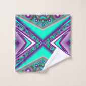 Concentrische Cirkel Naar Het Punt Abstract Bad Handdoek (Wasdoekje)