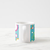 Concentrische cirkels Espresso Mok (Achterkant)