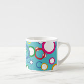 Concentrische cirkels Espresso Mok (Rechts)