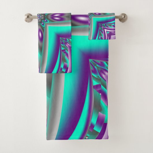 Concentrische cirkels getrokken naar het punt Abst Bad Handdoek (Insitu)