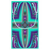 Concentrische cirkels getrokken naar het punt Abst Klein Cadeauzakje (Achterkant)