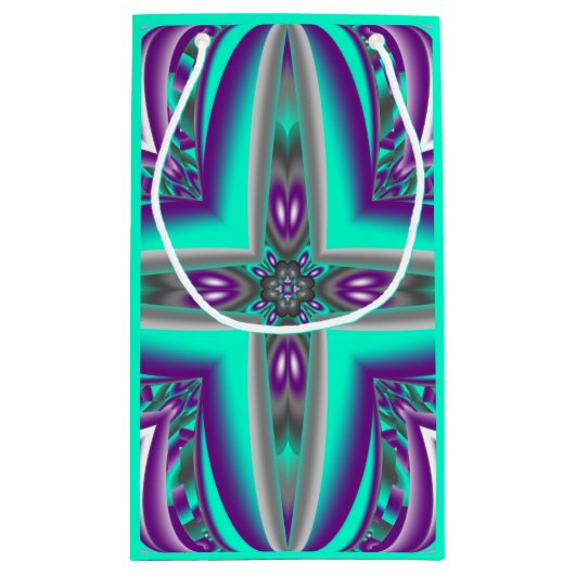 Concentrische cirkels getrokken naar het punt Abst Klein Cadeauzakje (Achterkant)