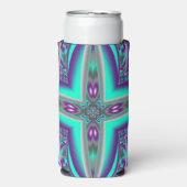 Concentrische cirkels getrokken naar het punt Abst Seltzer Blikjeskoeler (Seltzer Voorkant)